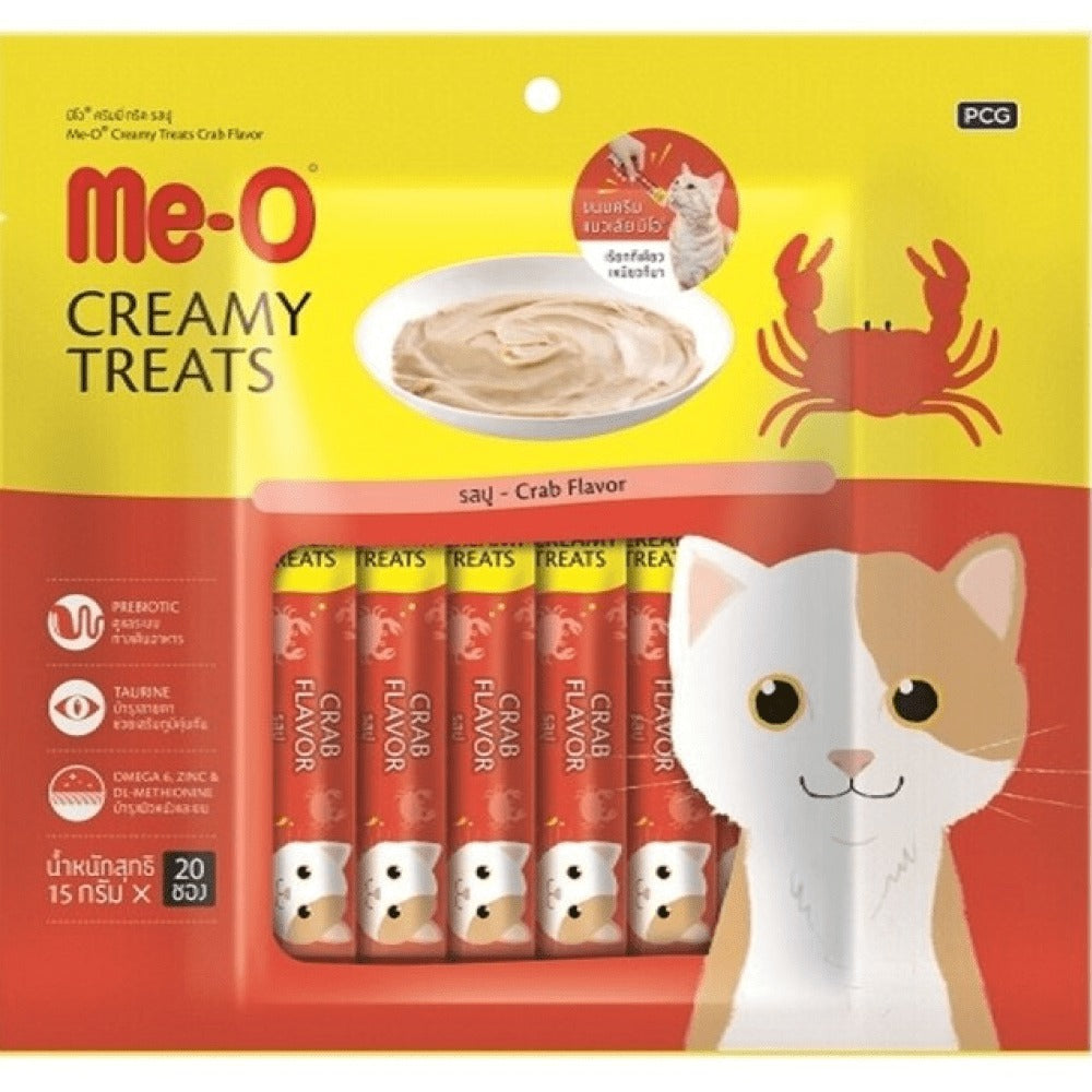 Me-O Creamy Crab and Creamy Bonito Cat Treat Combo