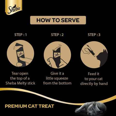 Me O Creamy Chicken & Liver and Sheba Chicken & Chicken Whitefish Sasami Selection Melty Premium Cat Treats Combo