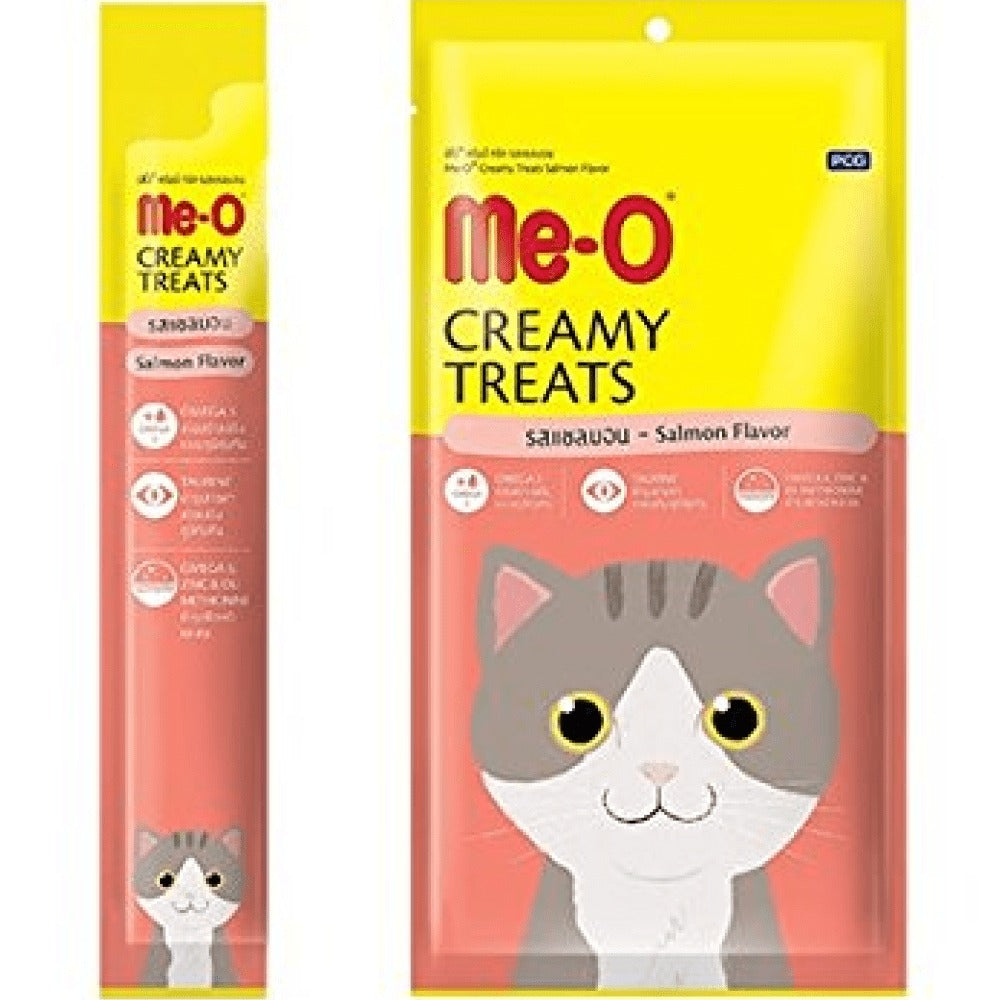 Me-O Creamy Salmon and Creamy Bonito Cat Treat Combo