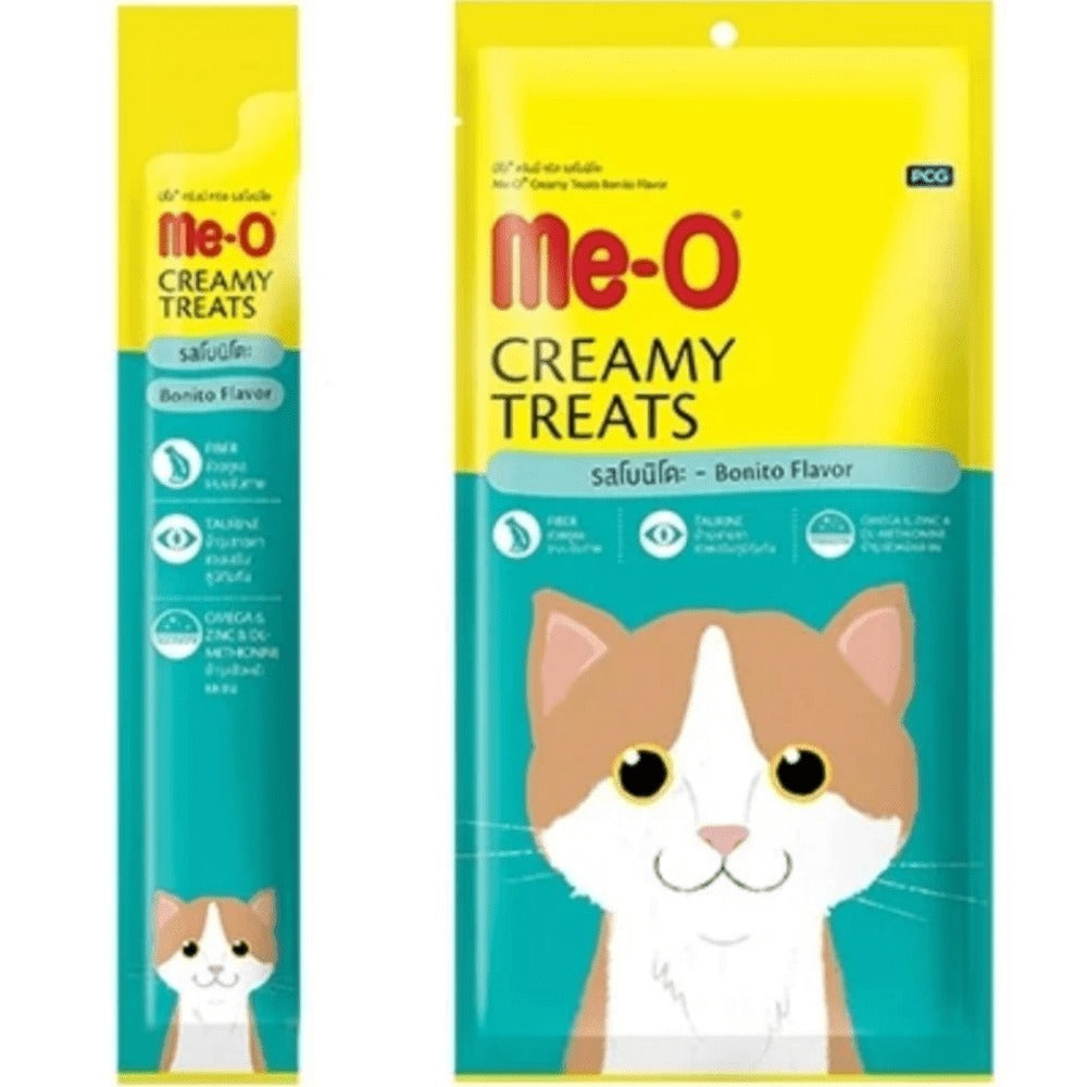 Me-O Creamy Salmon and Creamy Bonito Cat Treat Combo