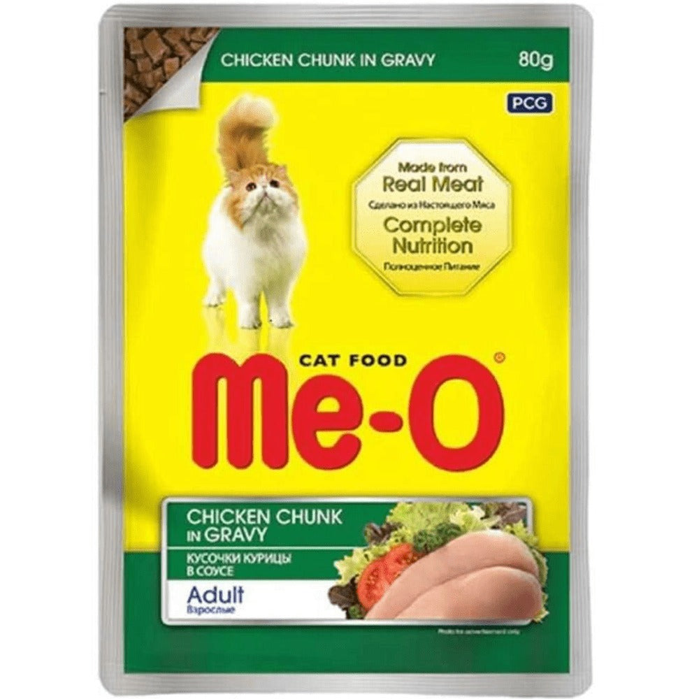 Me-O Chicken Chunks in Gravy Adult Cat Wet Food