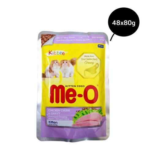 Me-O Chicken Chunks in Gravy kitten Wet Food