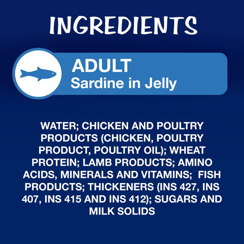 Me-O Delite Tuna with Bonito in Jelly and Purina Felix Sardine with Jelly Adult Cat Wet Food Combo (12+12)
