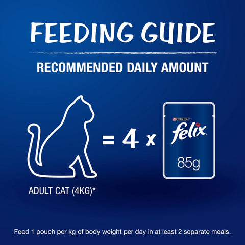 Me-O Delite Tuna with Crab Sticks in Jelly and Purina Felix Salmon with Jelly Adult Cat Wet Food Combo (12+12)
