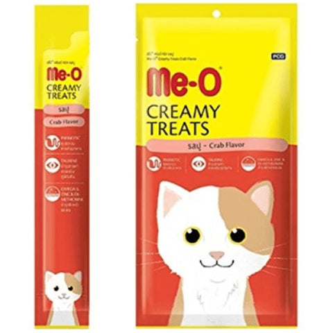 Me-O Creamy Crab and Chicken & Liver Cat Treat Combo