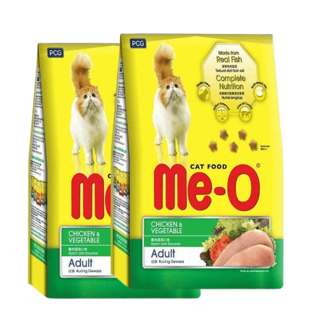 Me-O Chicken and Vegetables Adult Cat Dry Food