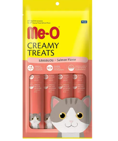 Me-O Creamy Treat Salmon - 60g Packs