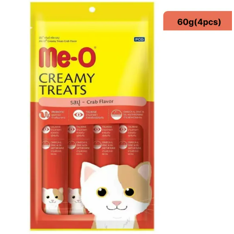 Me-O Creamy Treat Crab - 60g Packs