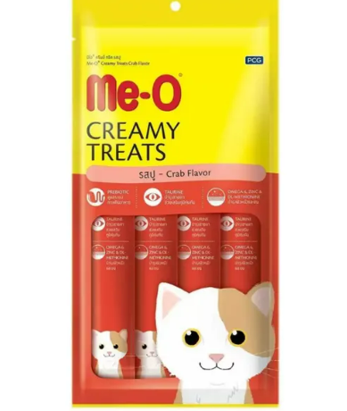 Me-O Creamy Treat Crab - 60g Packs