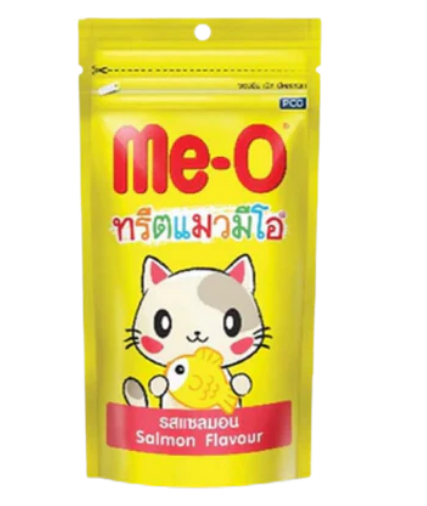 Me-O Crunchy Treat Salmon Flavour - 50g Packet
