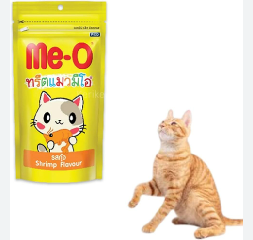 Me-O Crunchy Treat Shrimp Flavour - 50g Packet