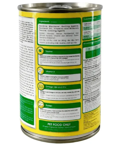 Me-O Sardine Adult Cat Wet Food in Can - 400g