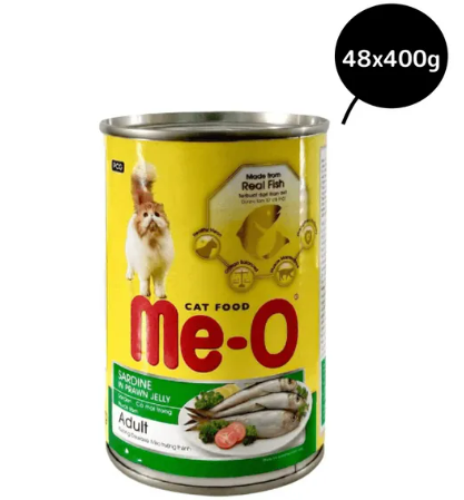 Me-O Sardine Adult Cat Wet Food in Can - 400g