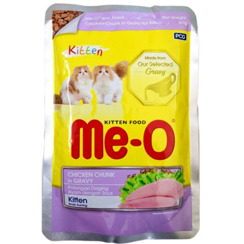 Me-O Chicken Chunks in Gravy kitten Wet Food